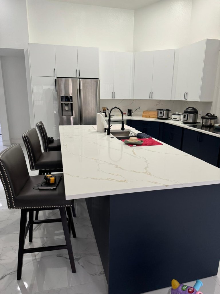 Modern kitchen remodeling project in Brandon Florida